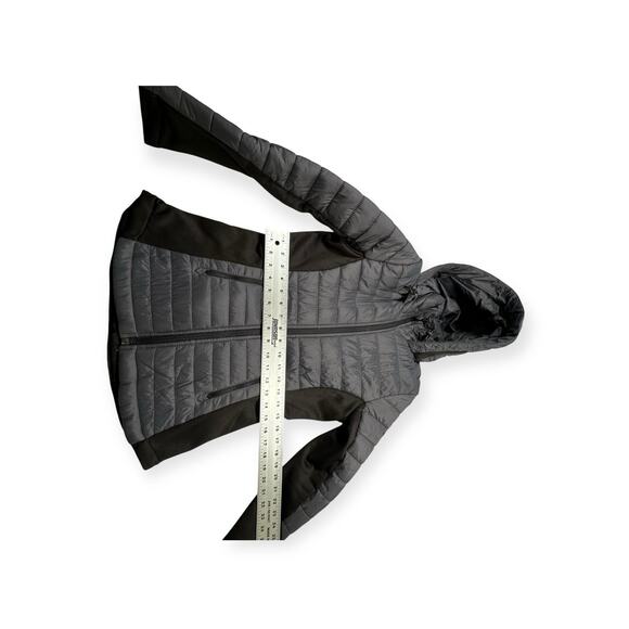 Mondetta Outdoor Project Black Jacket Size Small Horizontal Lined Shell Hood 392 - Picture 4 of 7